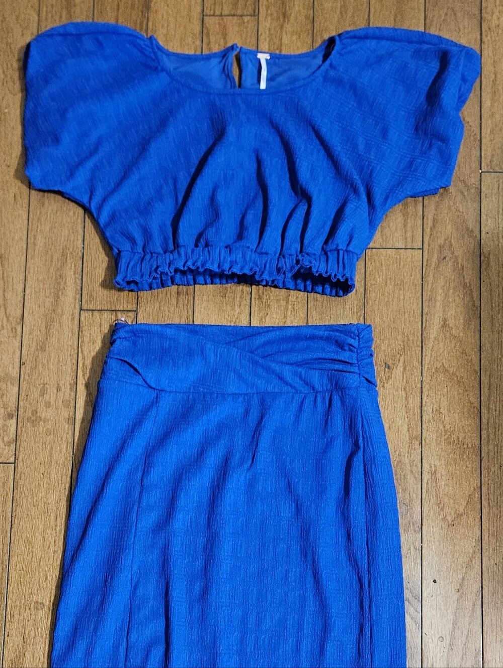 FREE PEOPLE ,TOVA 2 PIECE CROP TOP/ MAXI SKIRT